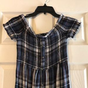 Plaid Maxi Dress
